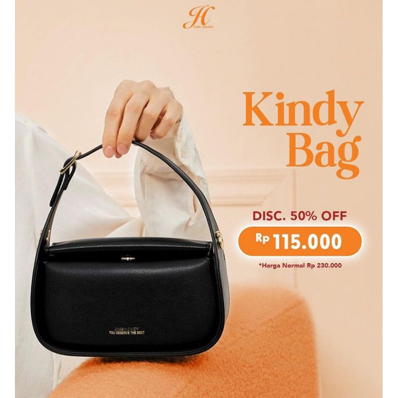 KINDY BAG JIMS HONEY FREE BOX|TAS WANITA|TAS SELEMPANG|KADO