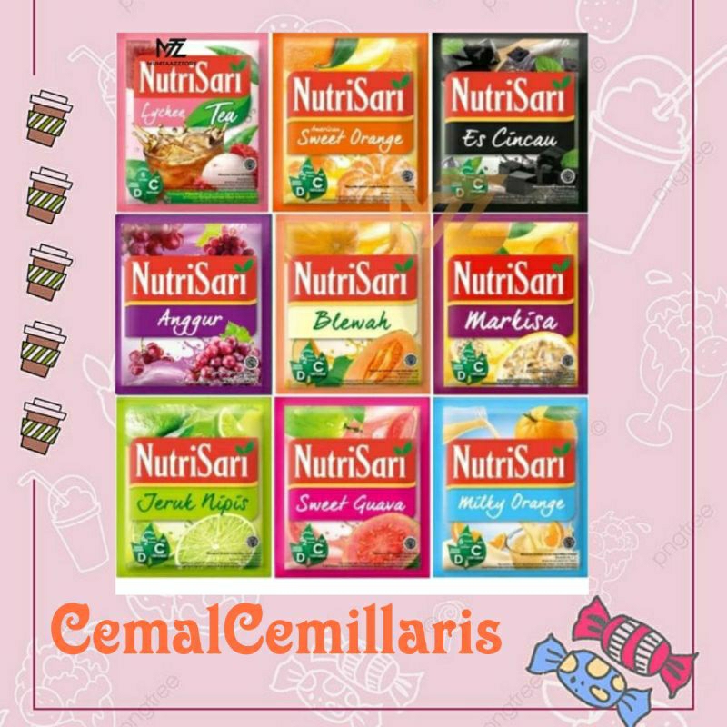 

Nutrifood Nutrisari aneka rasa 1 renceng 10 sachet