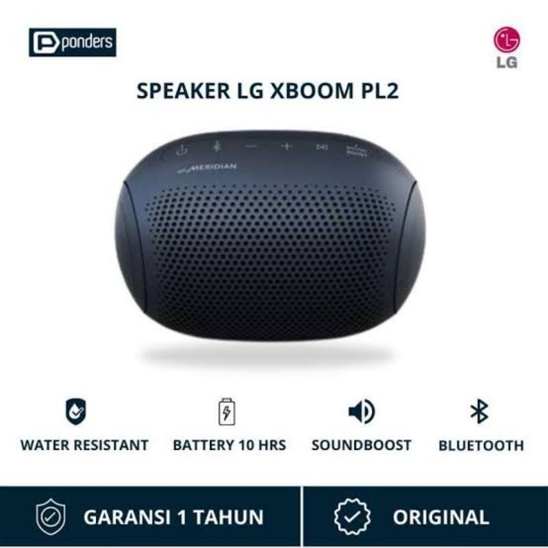 SPEAKER LG XBOOM PL 2 PL2 BLUETOOTH RECHARGEABLE BATTERY BATERAI BATERE BISA DICAS DICHARGE CHARGE U