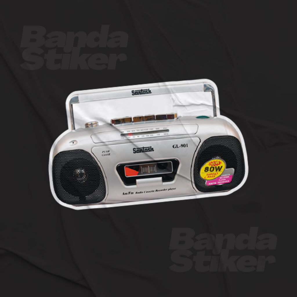

CLASSIC RADIO STIKER - STIKER AESTHETIC LAPTOP, AKSESORIS HP