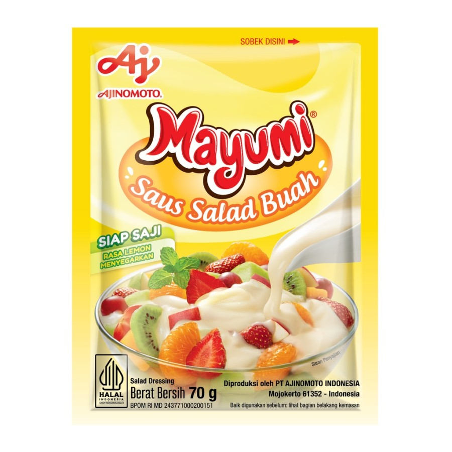 

mayonaise mayumi salad buah sachet 70