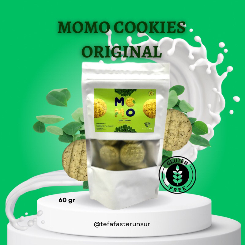 

MOMO Cookies Original / Cookies Kelor Original 60gr