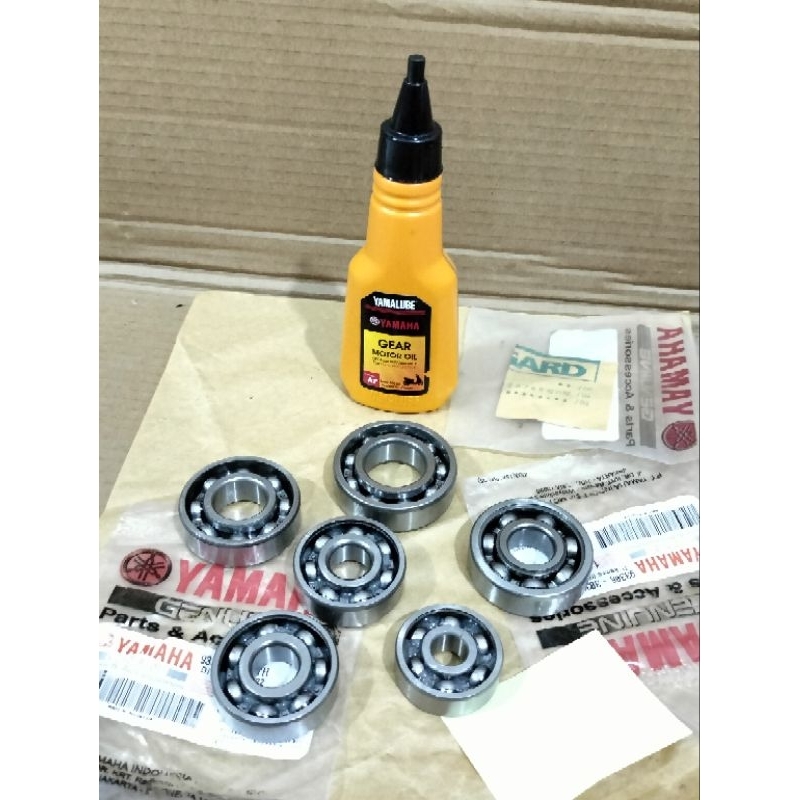 Bearing rasio gardan set 6pcs yamaha nmax Aerox Lexi plus oli gardan