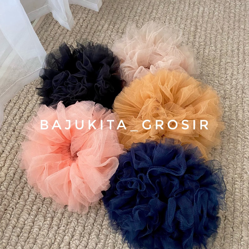 4ds CEPOL HIJAB/SCRUNCHIE HIJAB/IKAT RAMBUT