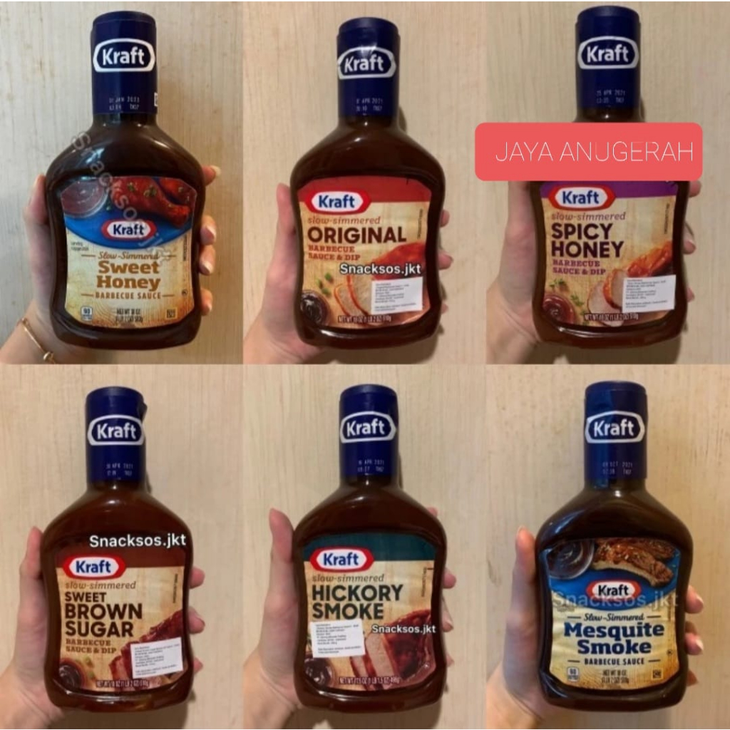 

KRAFT BBQ SAUCE DENGAN 5 RASA