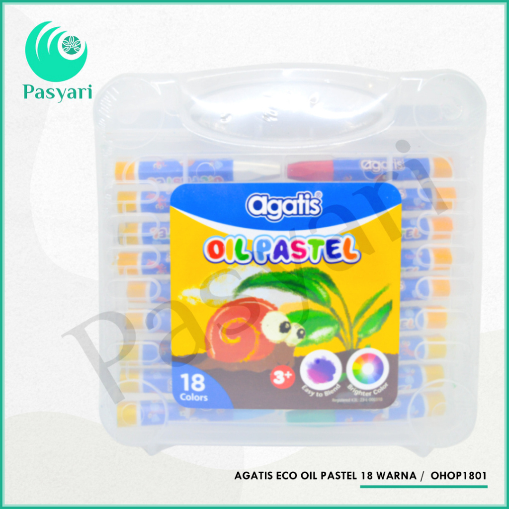 

AGATIS ECO OIL PASTEL 18 Warna / OHOP1801