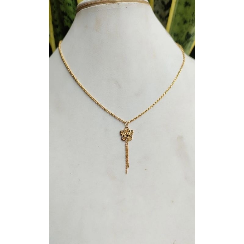 Kalung Kupu Anak Emas 6k