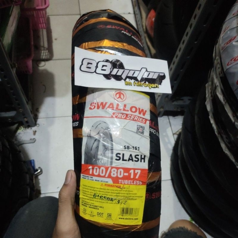 SWALLOW SLASH PRO SERIES 100/80-17, OFFLINE LEBIH MURAH