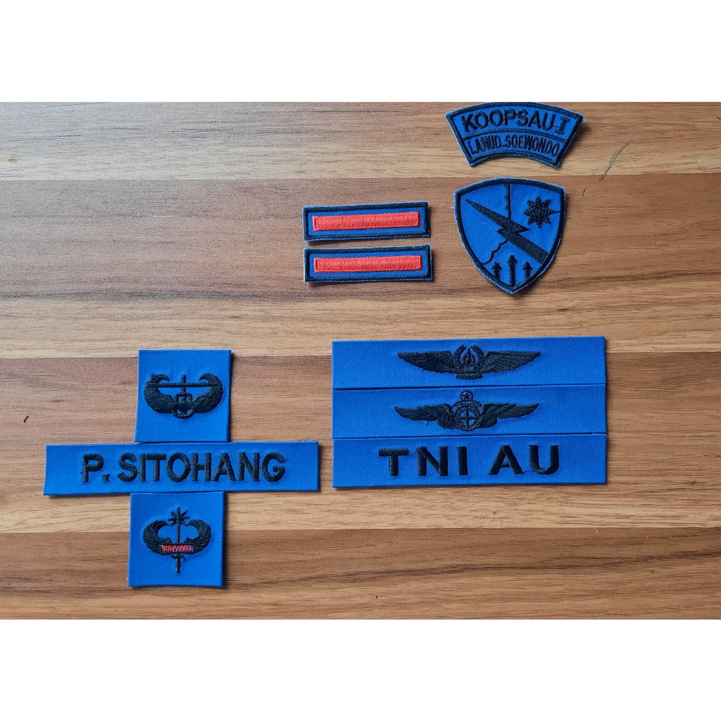 Papan Nama TNI AU SBP mika/ Papan nama TNI AU baru/Papan Nama SBP ukuran baru/Atribut TNI AU SBP/Pap