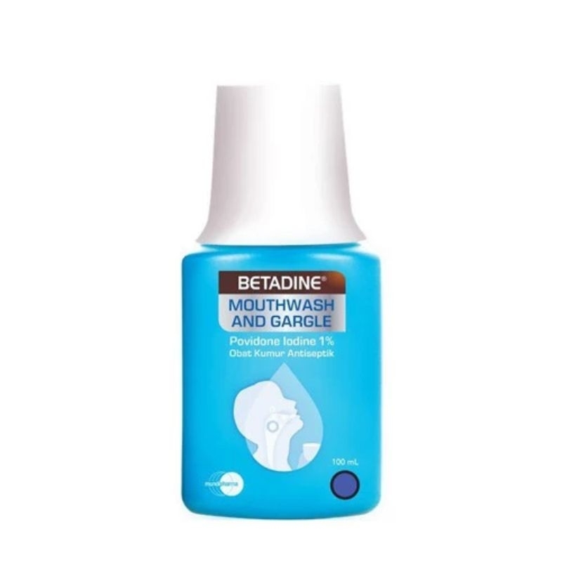 Betadine Mouth Wash & Gargle / Obat kumur 100 ml