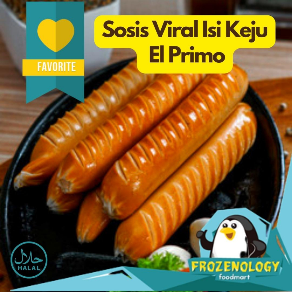 

Korzaln Sosis Keju El Primo 500 Gr Isi 5 Sosis Viral Minimarket El Primo Beef Cheese Sausage 500Gr