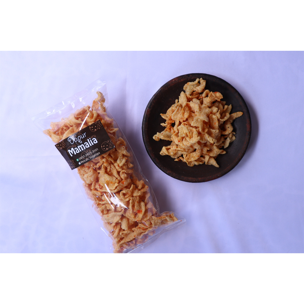 

DAPUR MAMALIA Makaroni Ulir Khas Semarang / Enak / Pedas / Crispy 110g