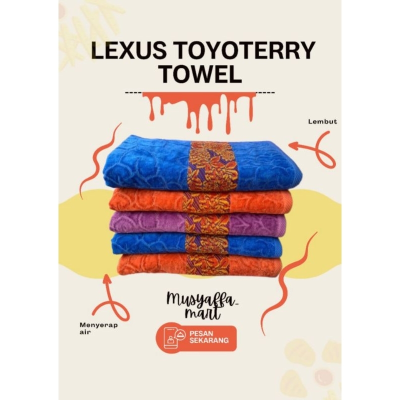 Handuk Mandi Lexus Toyoterry