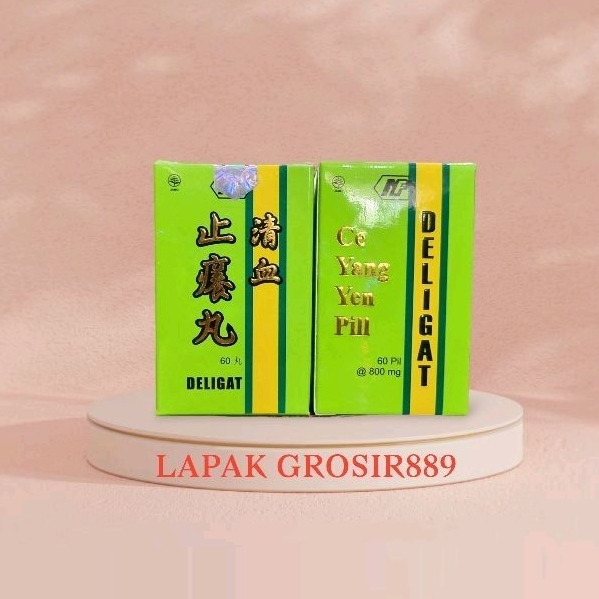 Deligat ( ce yang yen pil ) Obat alergi & darah kotor