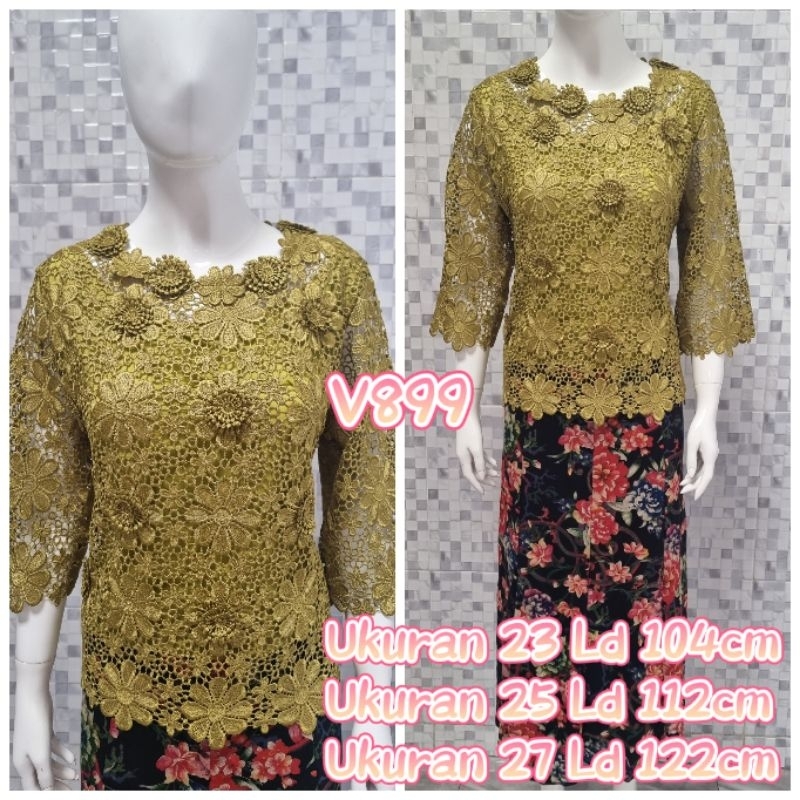 Kebaya Brokat Keliling Premium Bangkok V899