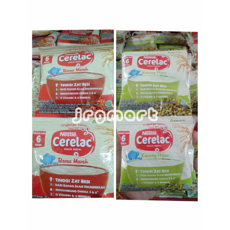 CERELAC BUBUR BAYI RENCENG ISI 8 Sachet 20gr