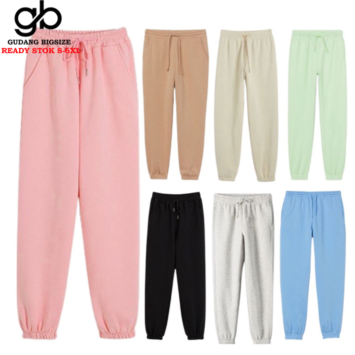 CELANA JOGGER PANJANG WARNA POLOS CELANA JOGGER PANJANG POLOS S-6XL