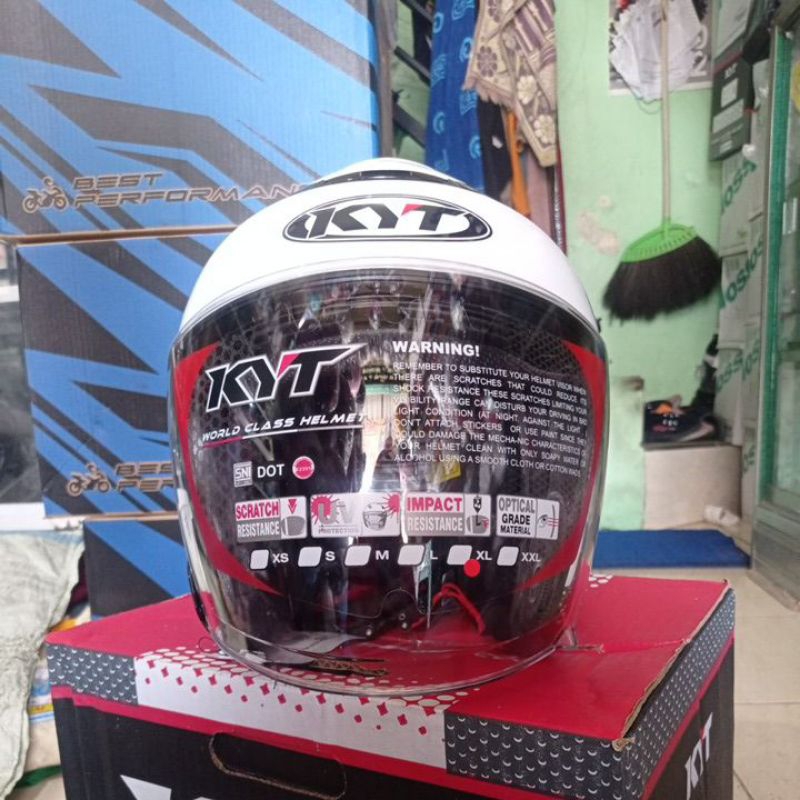 HELM KYT KYOTO WHITE ORIGINAL