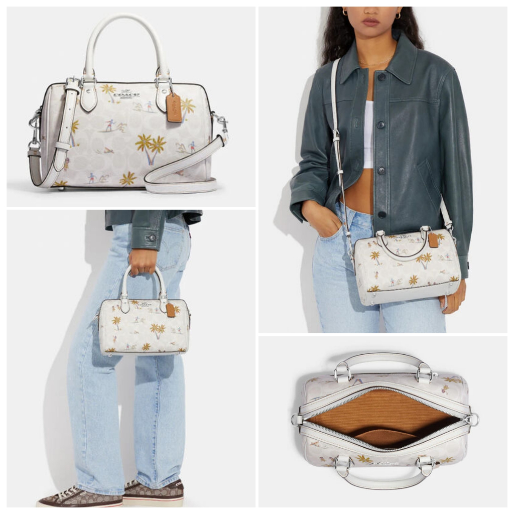 Tas Co CJ600 Rowan Mini Satchel Hula Sign Chalk Glacier White Multi sz 17x12x10cm