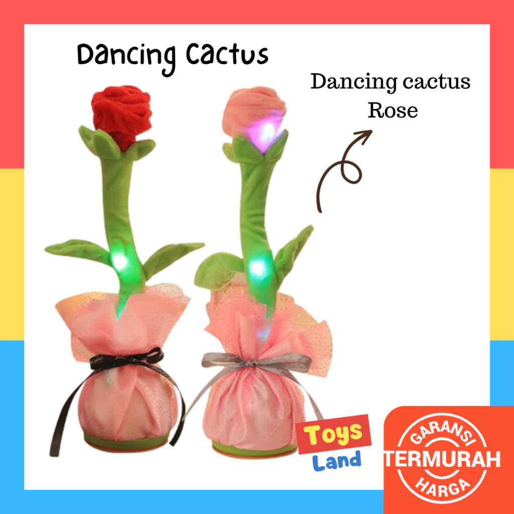 SALE Dancing Cactus Toys Boneka Kaktus Joget Boneka Kaktus Goyang Mainan Kaktus Goyang Mainan Boneka