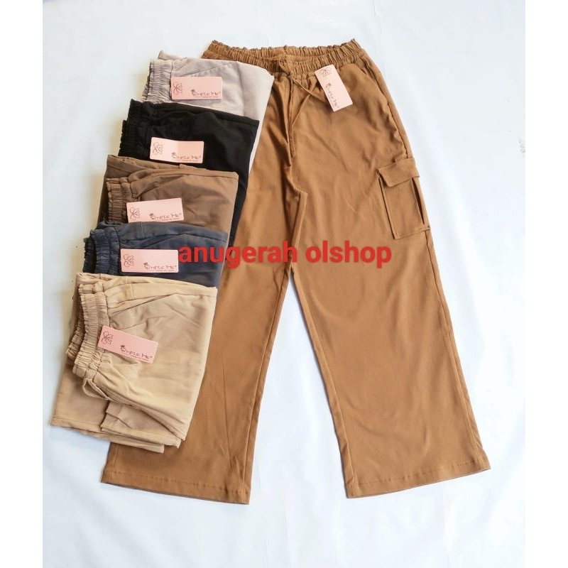 NEWW CELANA KULOT PANJANG CARGO SIMPLE ME