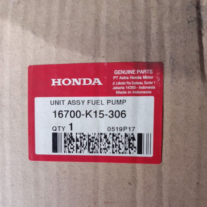 fuel pump cb150r old original AHM