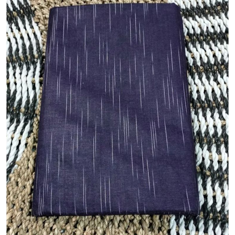 Kain Lurik Gerimis Ungu Tua