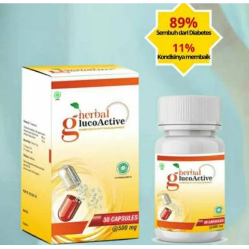 GlucoActive Obat diabetes original penurun gula darah