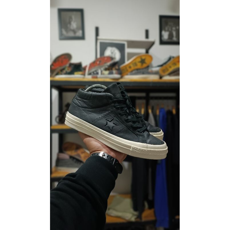 SEPATU CONVERSE ONE STAR MID LEATHER SECONd