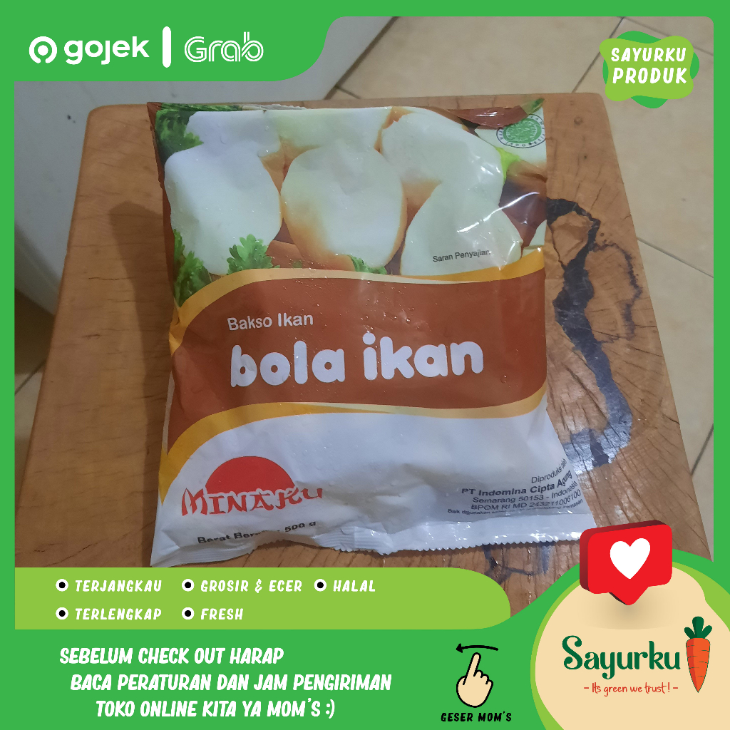 

MINAKU Bola Ikan 500g