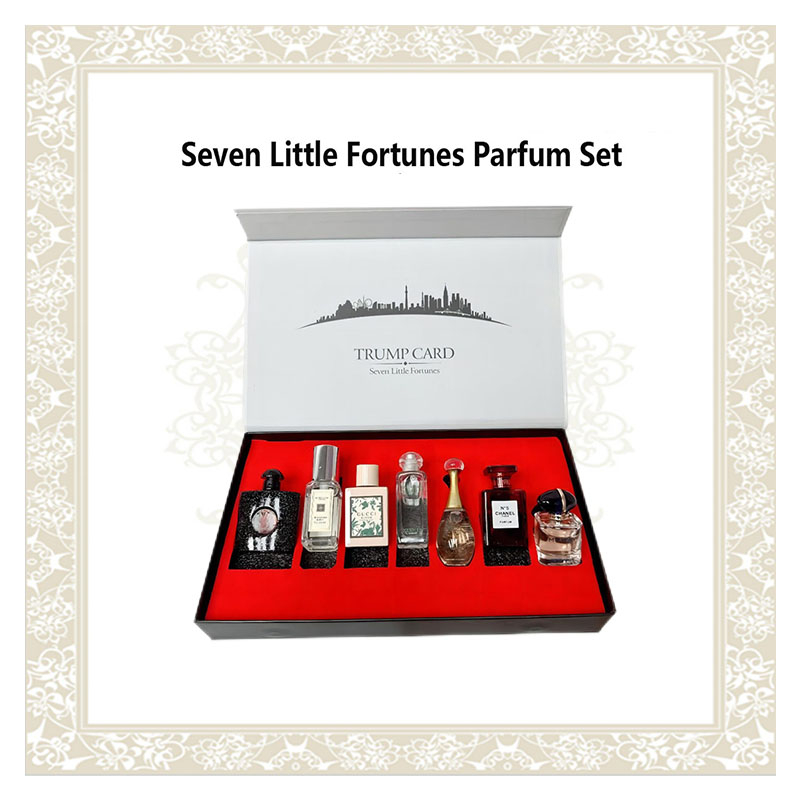 Seven Little Fortunes Sample Parfum set /perfume Fragrances for Women Chanel No.5 L'eau/YSL BLACK OP