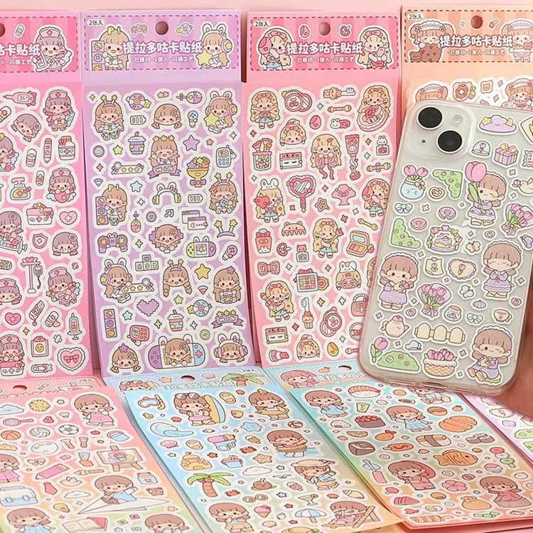 

Stiker Glitter Cantik Soft & Cute Buat Dekor DIY Case HP / Deco Photocard Kpop TLD135