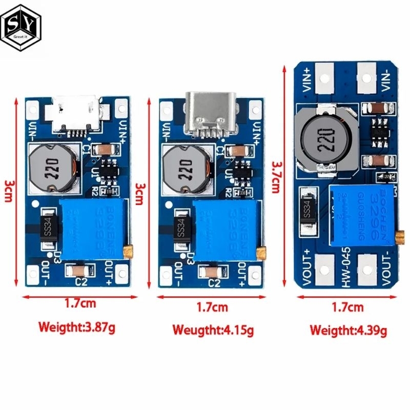 Step Up Module Mini Power Booster Converter DC DC 2A