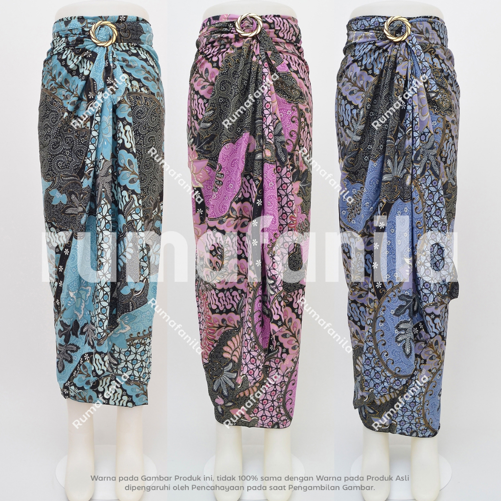 Kain Lilit Batik Modern Bawahan Kebaya Wisuda Jumbo Rok Batik Lilit Premium Pakaian Tradisional Pest
