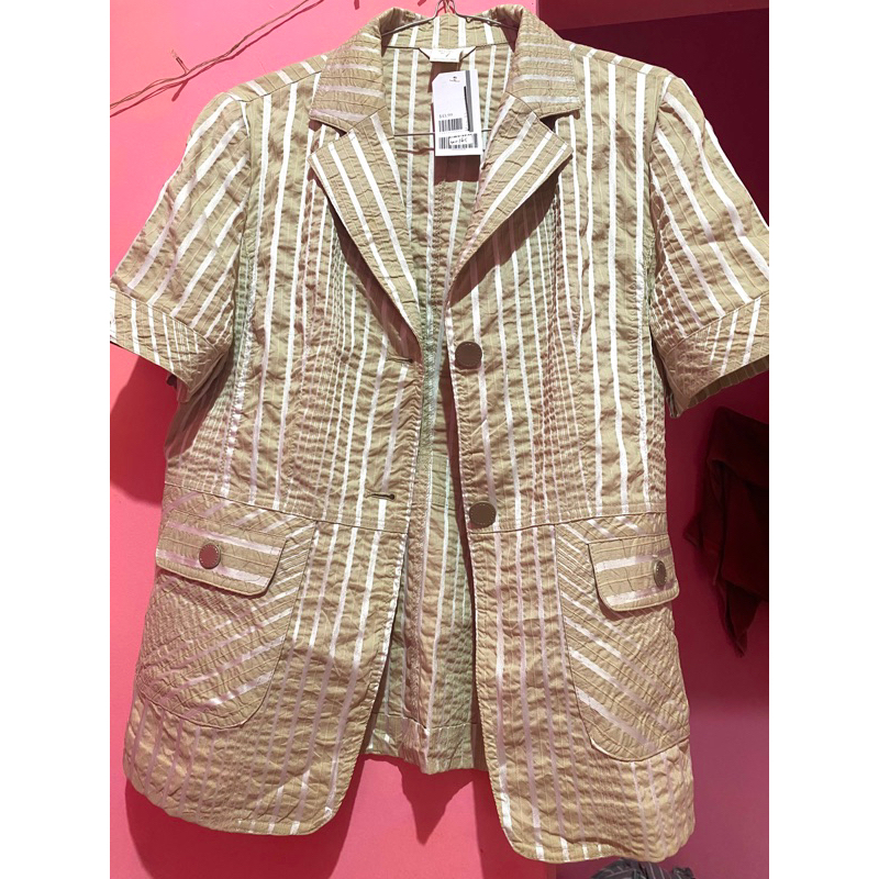 blazer wanita branded lengan pendek pl