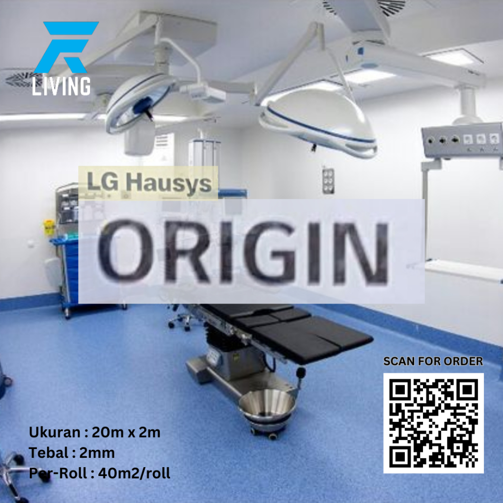 Lantai Vinyl Roll Anti Bakteri LG Hausys Origin