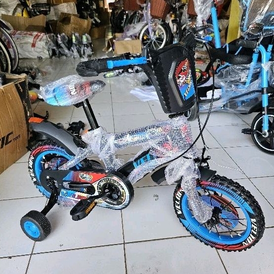 SEPEDA ANAK BMX 12 VELION BAN MOTIF