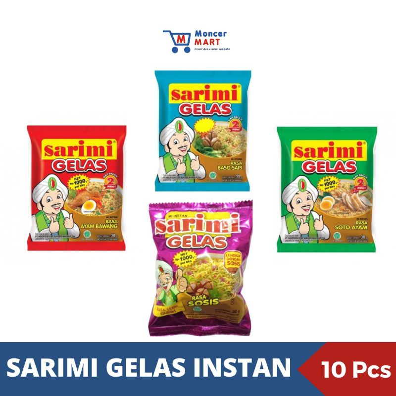 

Sarimi Gelas Instan Renceng Isi 10 Pcs