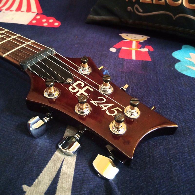 Original Gitar PRS SE 245 Standard T Sunburst full Mod-up