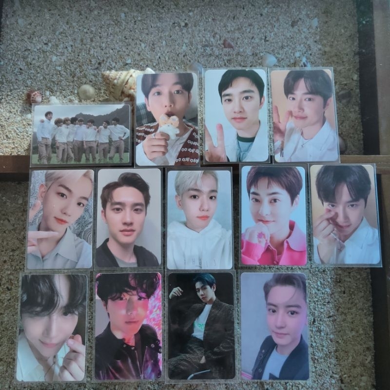 EXO PHOTOCARD BAEKHYUN CHANYEOL D.O. XIUMIN EXO FORTUNE SCRATCH SET