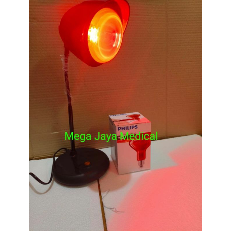 Lampu set infrared dengan tiang+lampu 100 w