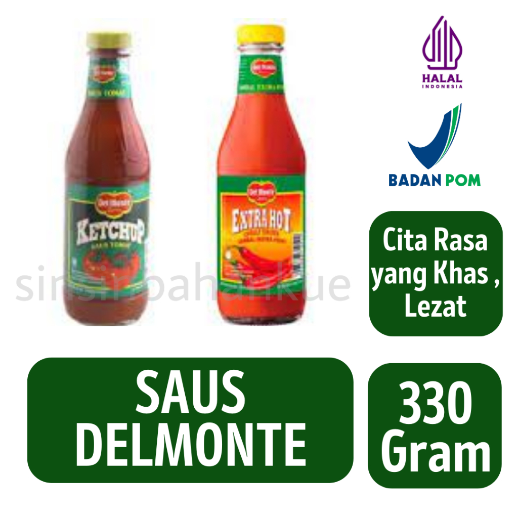 

Saus Sambal Extra Ho| Tomat Delmonte [330 ml]