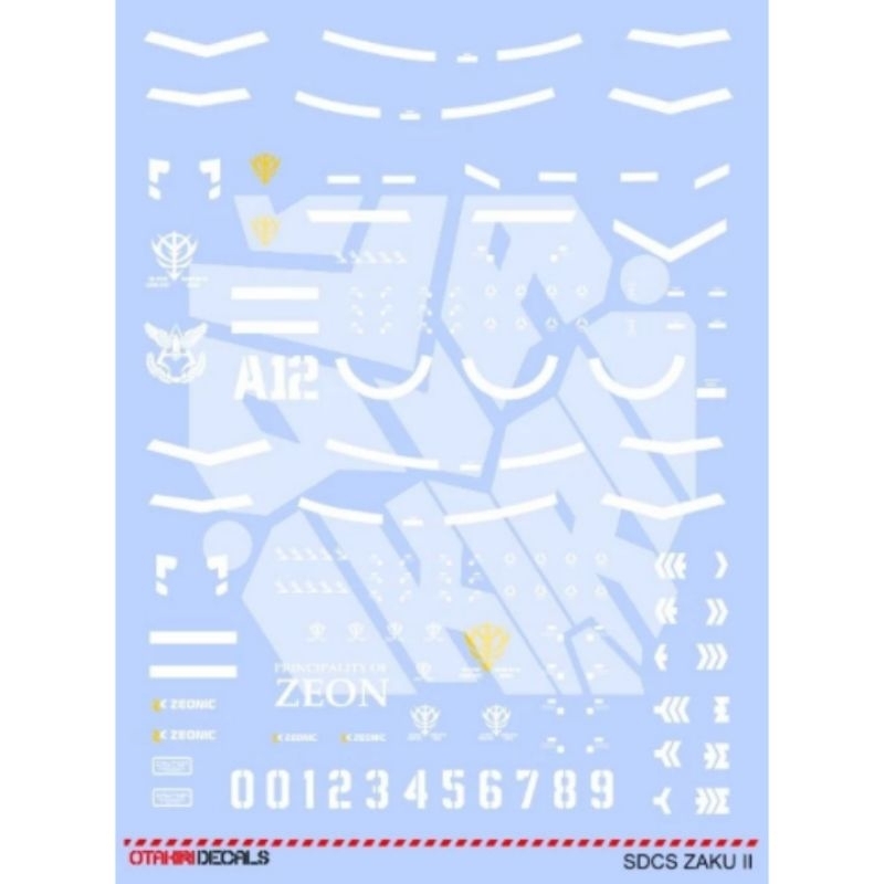 ZAKU II SDCS DECAL