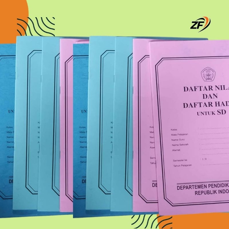 

Buku Daftar Nilai Dan Daftar Hadir SD