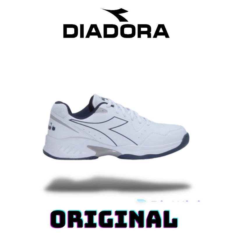 Sepatu Diadora Volee 6 White Blue Men's Original