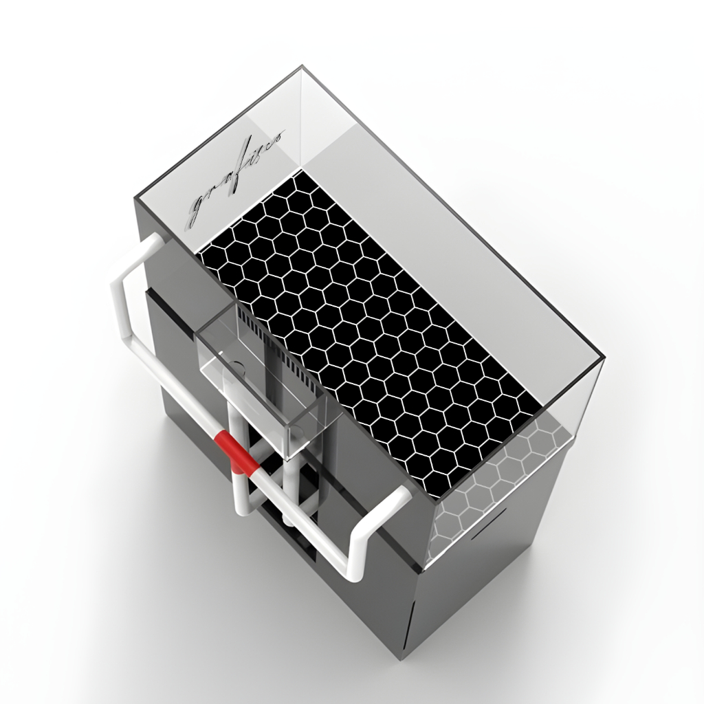 Background Aquarium, Stiker Aquarium Latar Belakang, Wallpaper Aquarium, Aquascape [Diagonal]