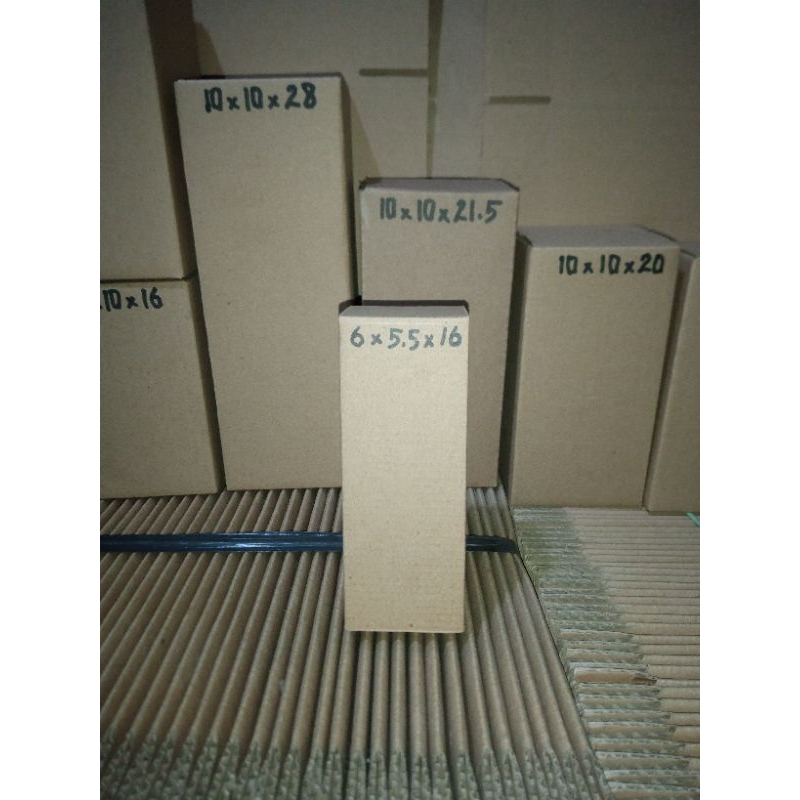 

kardus 6x5.5x16 cm diecut kuncian