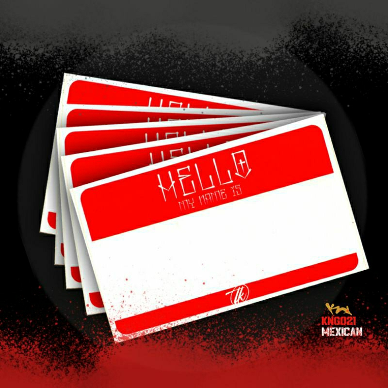 

STICKER GRAFFITY "Hello My Name Is