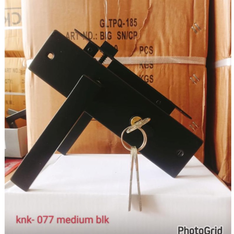 PROMO KUNCI PINTU SET + SILINDER KNOP PUTAR/ Kunci pintu komplit kunci pintu sedang bhn stanlis bonu