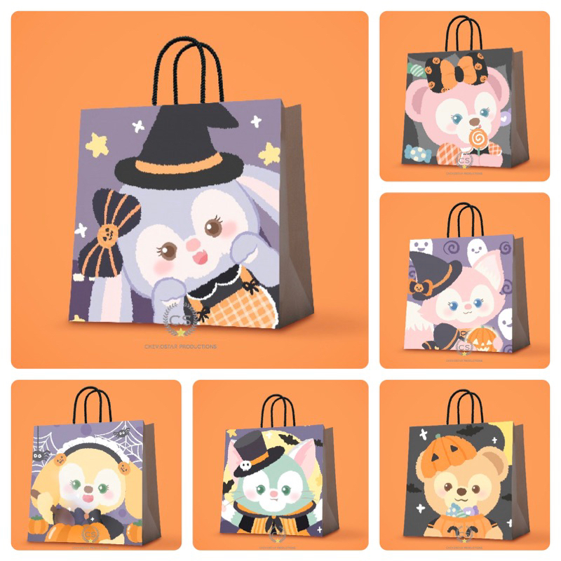 

Paperbag Custom Duffy Halloween Tas kado Goodie Bag Ulang Tahun anak Tas Kertas Hampers Birthday